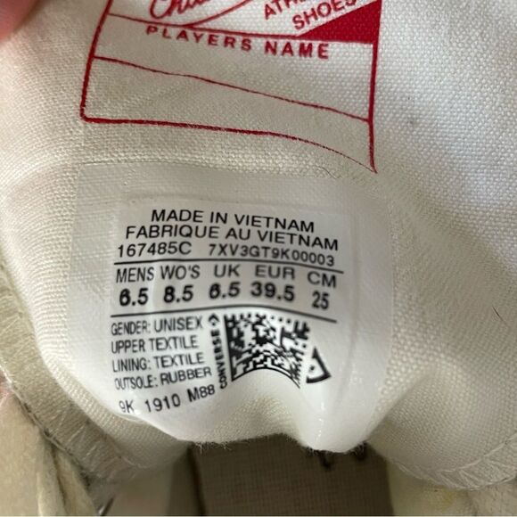 Converse chuck 70 Hi  "Animal Print" unisex Women's Sz 8.5 Men’s 6.5 / 167485C - Picture 8 of 8